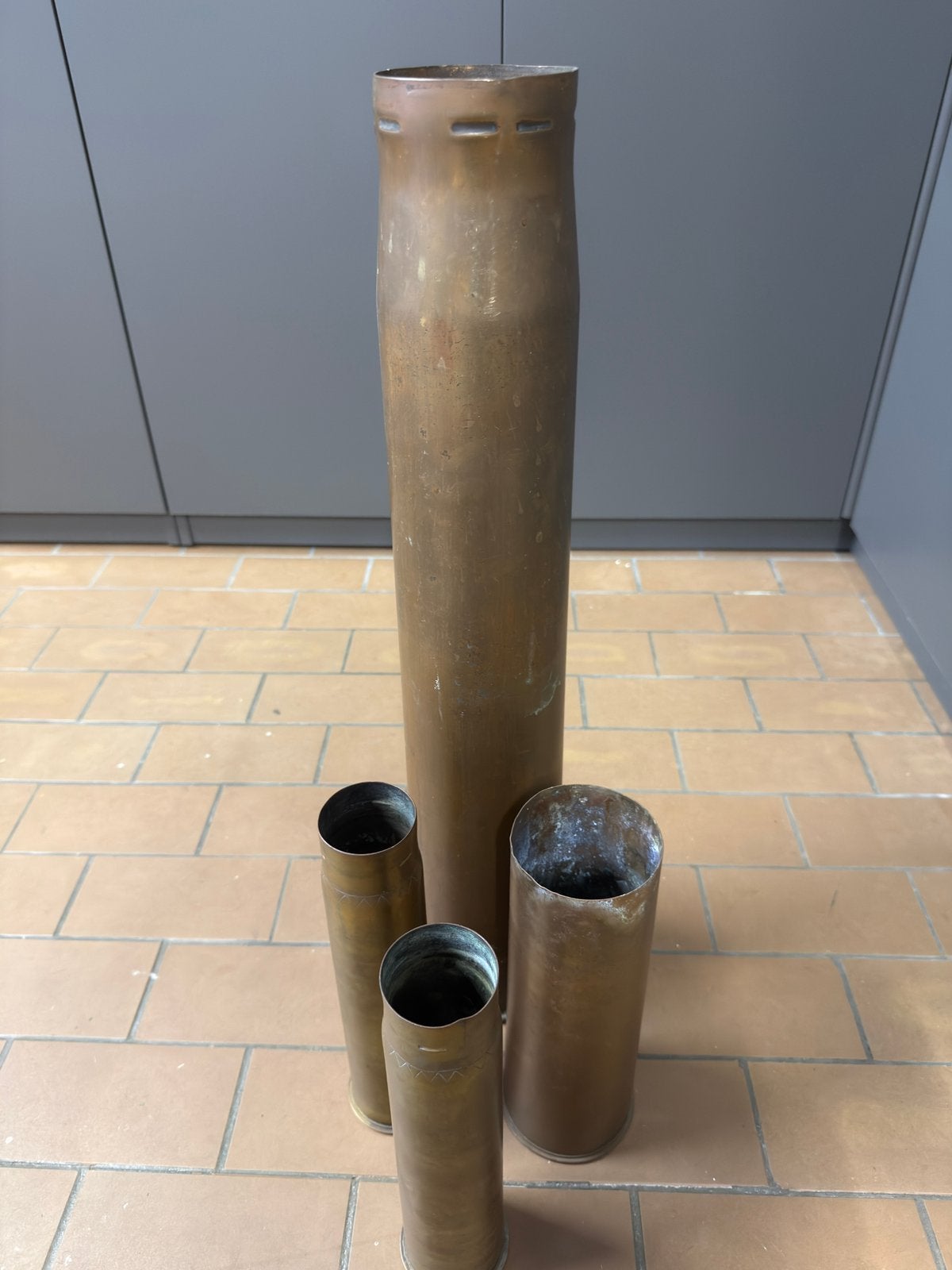 4 originele Britse Hulsen (WO1/WO2) Topstempels, Enlèvement, Marine