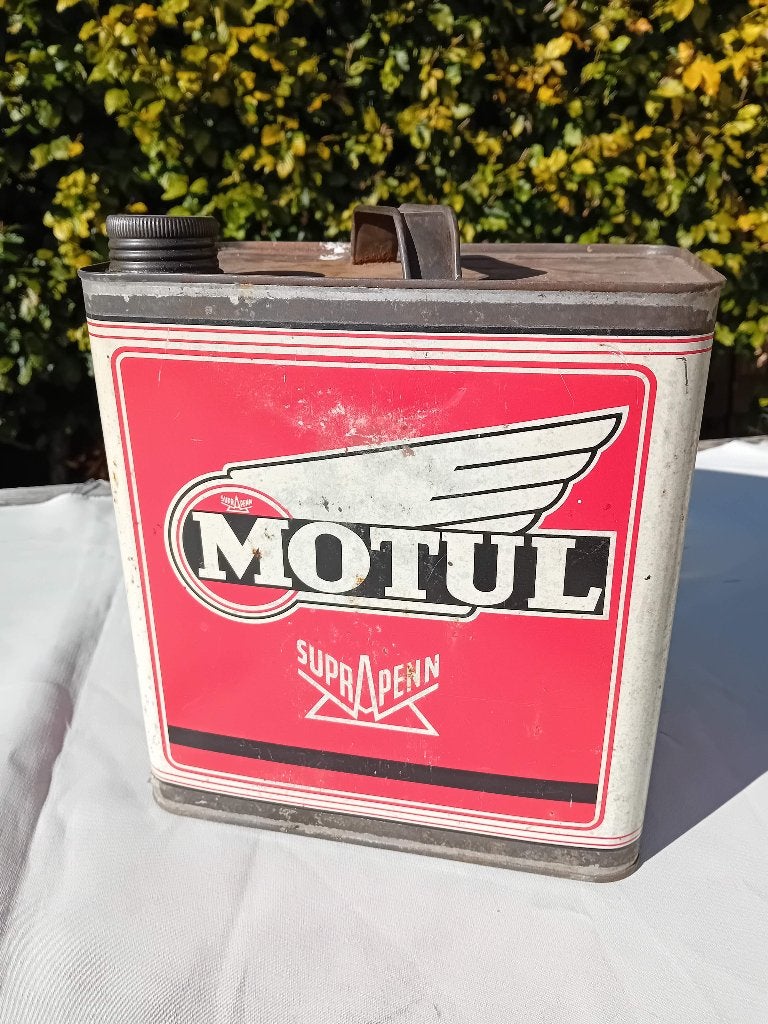 Grand bidon d'huile rare MOTUL SupraPenn, Enlèvement ou Envoi, Utilisé
