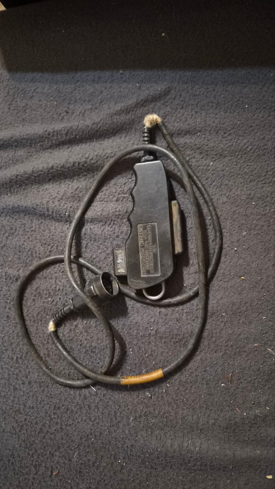 telefoonmicrofoon, microfoon voor M29A/U Signal Corps, Ameri, Ophalen