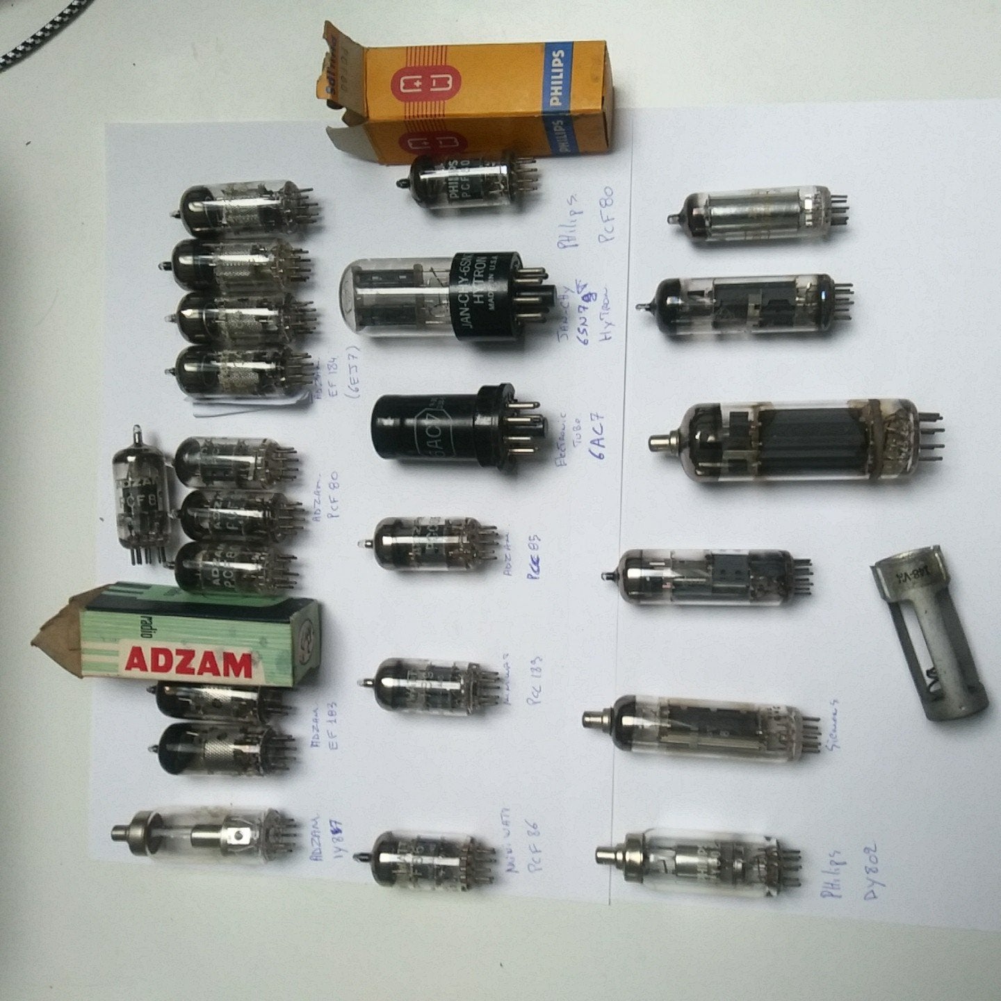 lot Tubes divers -radioamateur - lot 10, Télécoms, Enlèvement ou Envoi