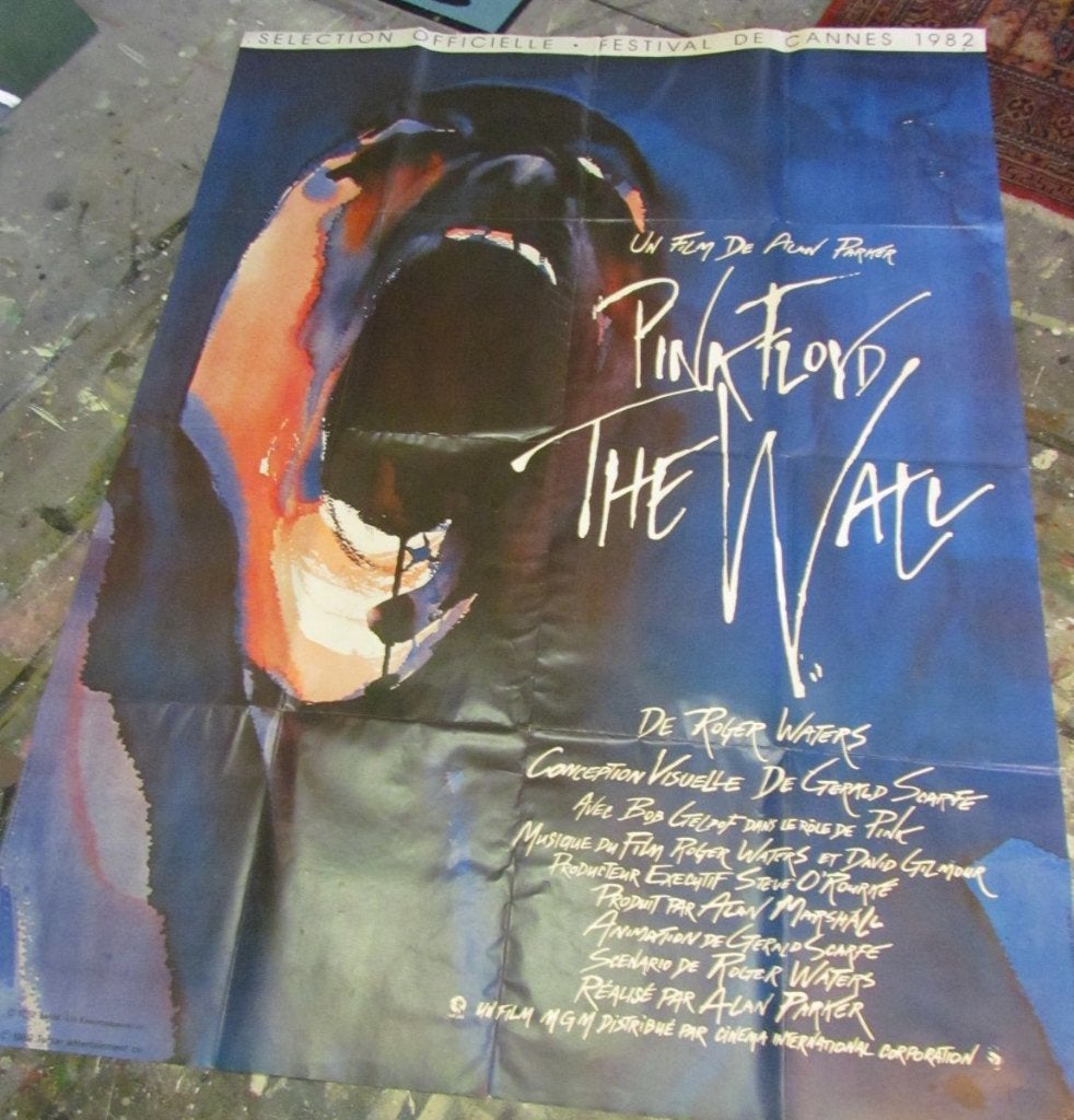 6 sheets (grote) CINEMA AFFICHE + kleine affiche/ THE WALL, Ophalen of Verzenden, Gebruikt