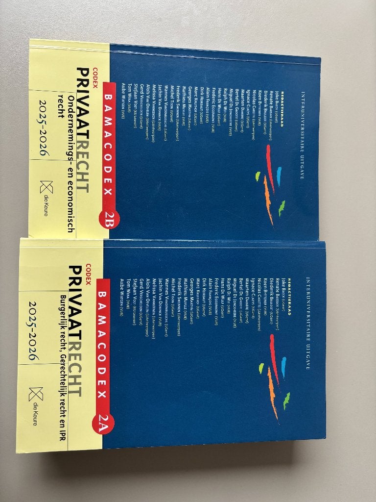 Bamacodexen 2A&B, Livres, Livres d'étude & Cours, Enlèvement ou Envoi, Comme neuf, Enseignement supérieur, Die keure