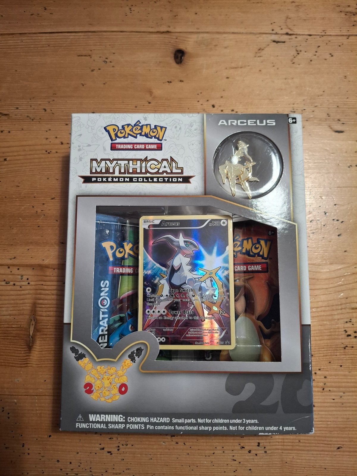 Mythical collection arceus, Hobby en Vrije tijd, Verzamelkaartspellen | Pokémon, Ophalen, Zo goed als nieuw, Booster, Foil