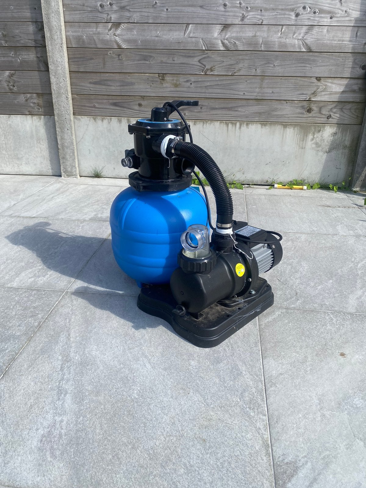 Zandfilter met pomp, Ophalen, Zo goed als nieuw