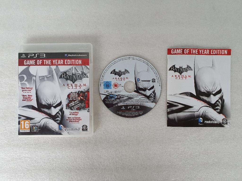 PS3: Batman - Arkham City (Game of the Year Edition), Enlèvement ou Envoi, Utilisé