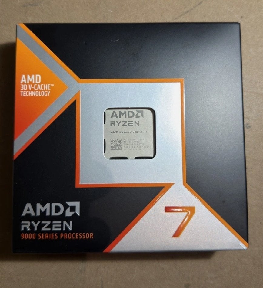 AMD Ryzen 7 9800X3D Eight Core 5.20GHz, Computers en Software, Processors, Ophalen of Verzenden, Nieuw, AMD Ryzen 7, 8-core