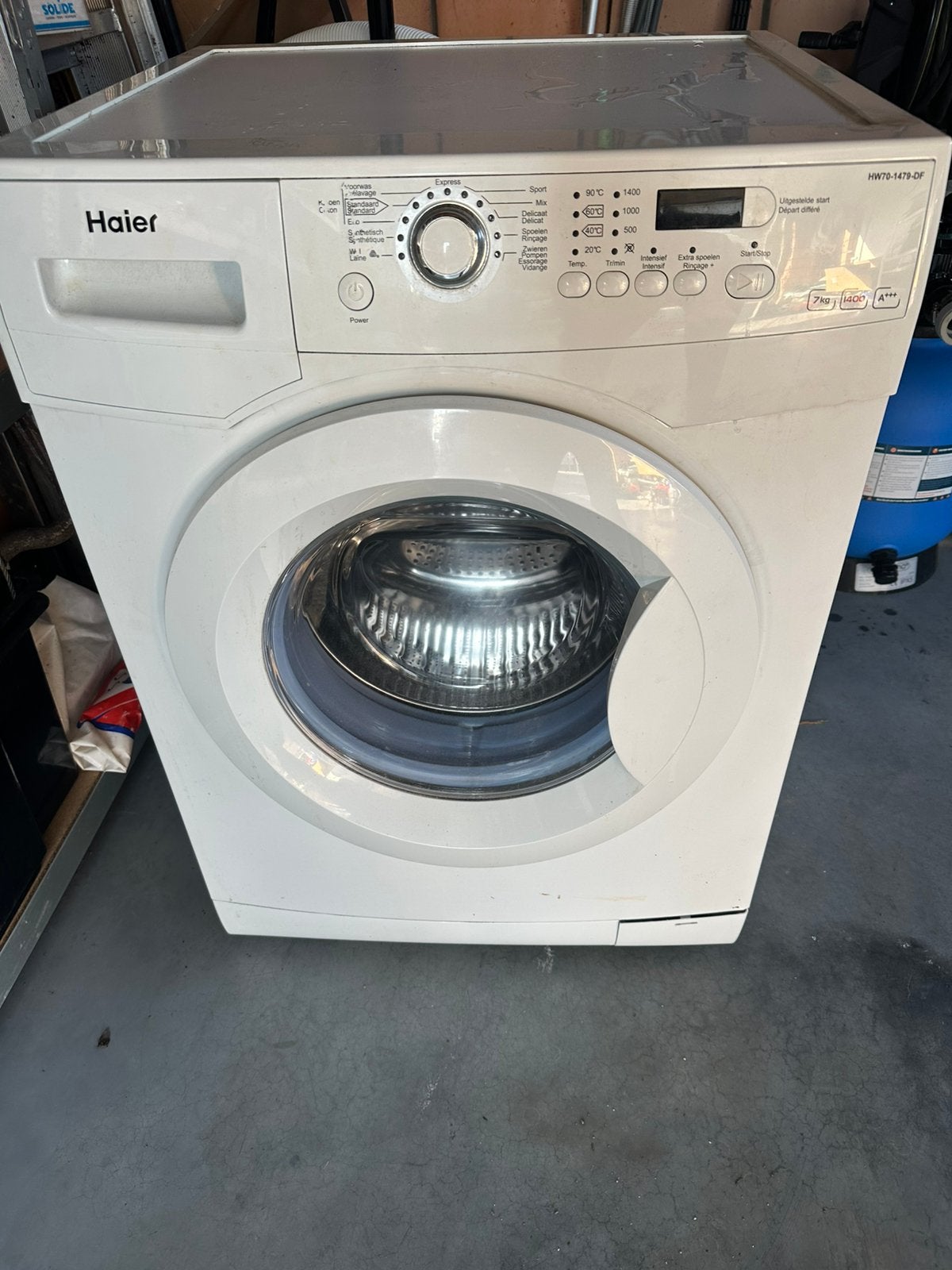 Haier wasmachine, Elektronische apparatuur, Wasmachines, Ophalen, Zo goed als nieuw