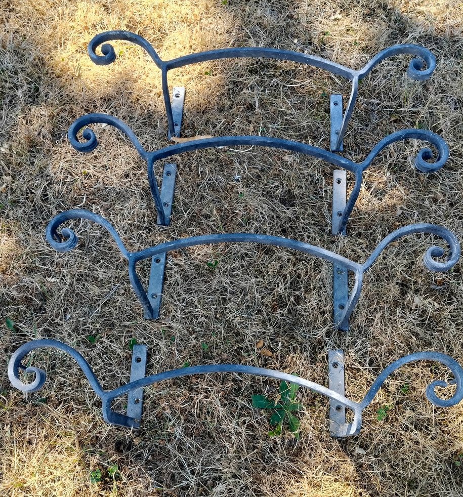 Support de jardinnière en fer forgé, Jardin & Terrasse, Bacs à fleurs & Jardinières, Moins de 30 cm, Comme neuf, Enlèvement, 60 à 100 cm