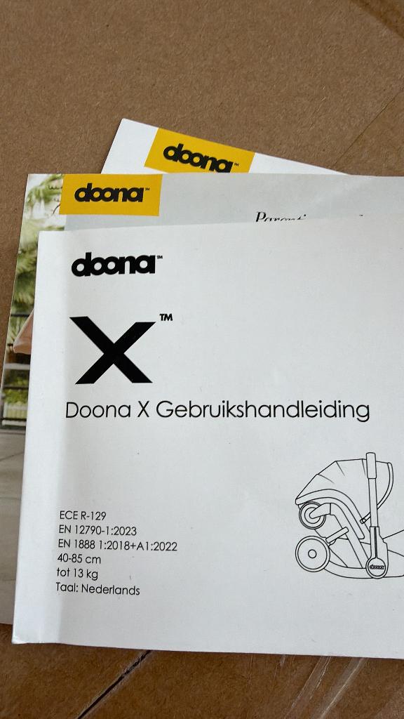 Doona x, Enfants & Bébés, Buggys, Enlèvement, Comme neuf, Autres marques, Protection de pluie