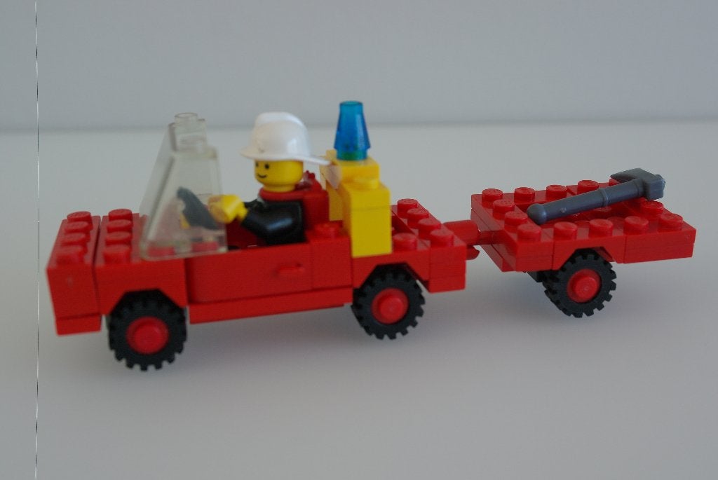 lego vintage brandweerwagen n 640-2, Ophalen of Verzenden, Zo goed als nieuw, Lego