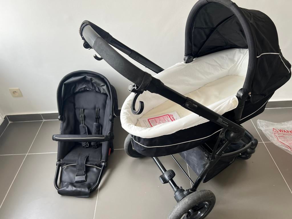 Combi kinderwagen Torck 2-in-1 (wieg + zitje) – goede staat, Enfants & Bébés, Buggys, Enlèvement