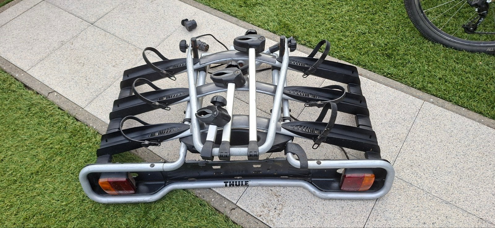 Porte-vélos Thule Euroway 947, inclinable., Enlèvement, 3 vélos ou plus, Support d'attelage, Vélo électrique