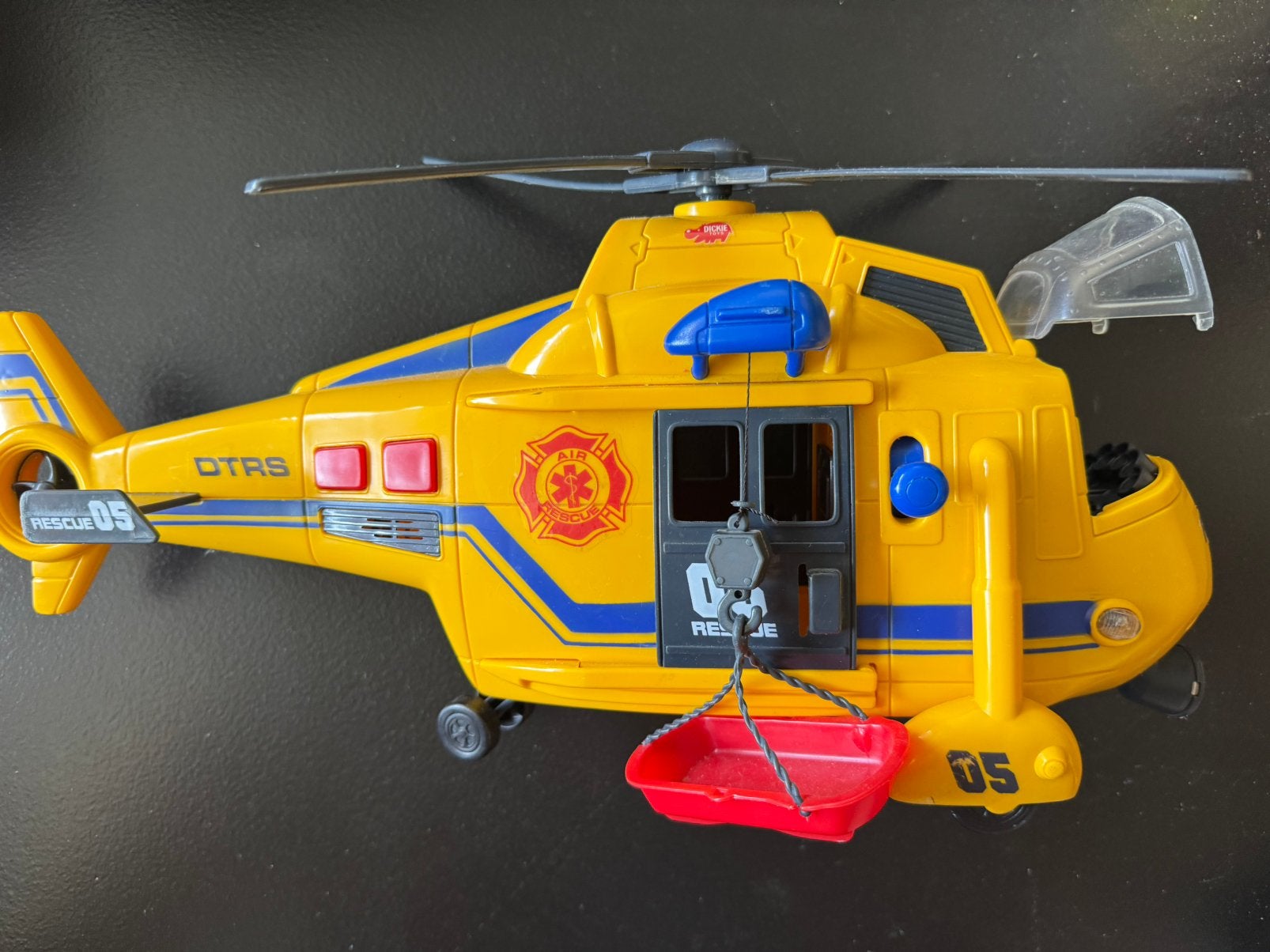 Grote Dickie Toys Rescue Helikopter 05, Kinderen en Baby's, Speelgoed | Actiefiguren, Ophalen of Verzenden, Gebruikt