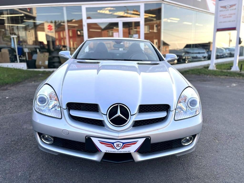 MERCEDES SLK 200 Kompressor CABRIOLET, Argent ou Gris, Achat, Entreprise, Noir