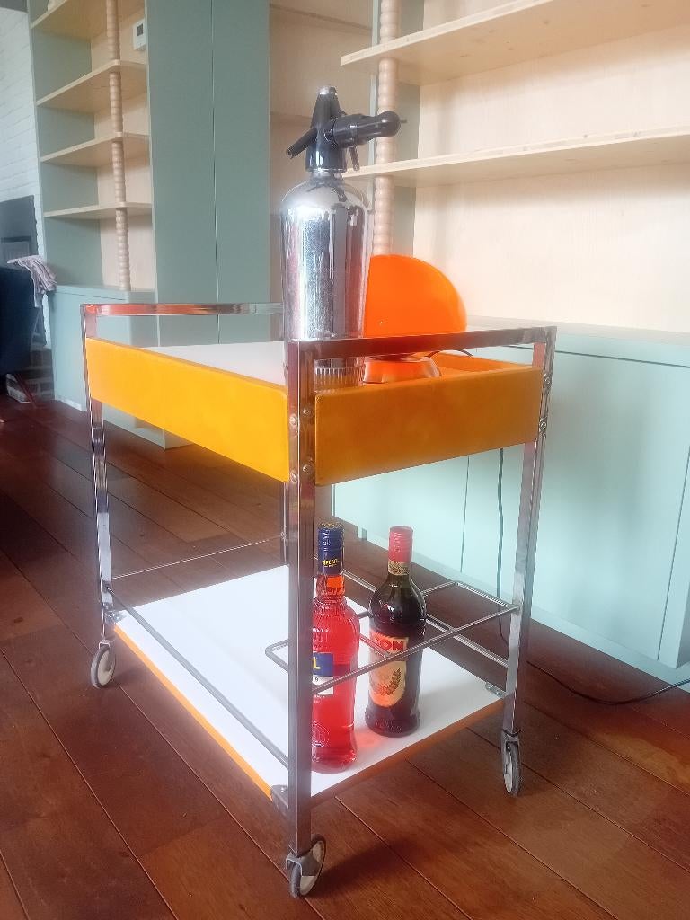 Vintage trolley jaren '70, Ophalen, Zo goed als nieuw