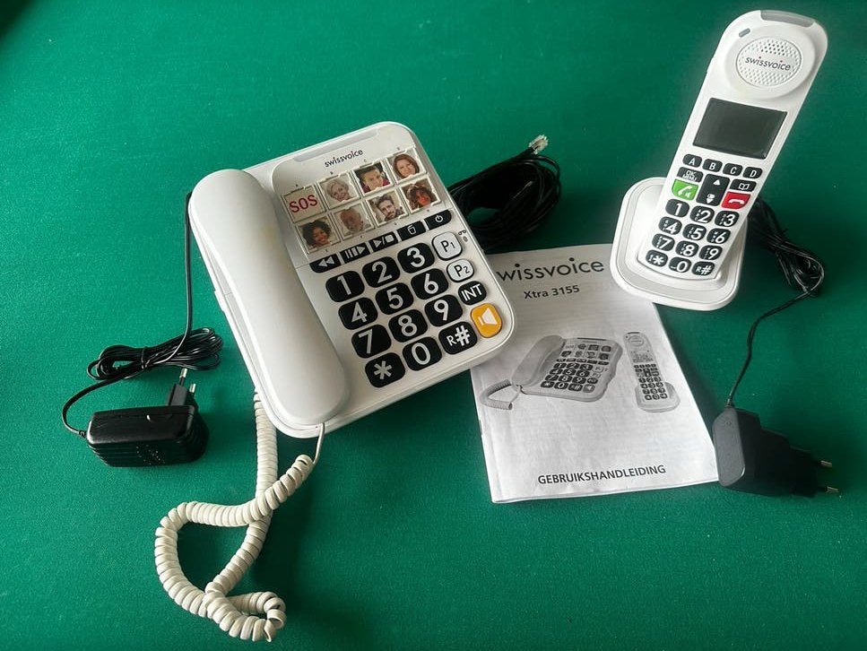 Senioren telefoon Swissvoice Xtra 3155, Ophalen, Zo goed als nieuw