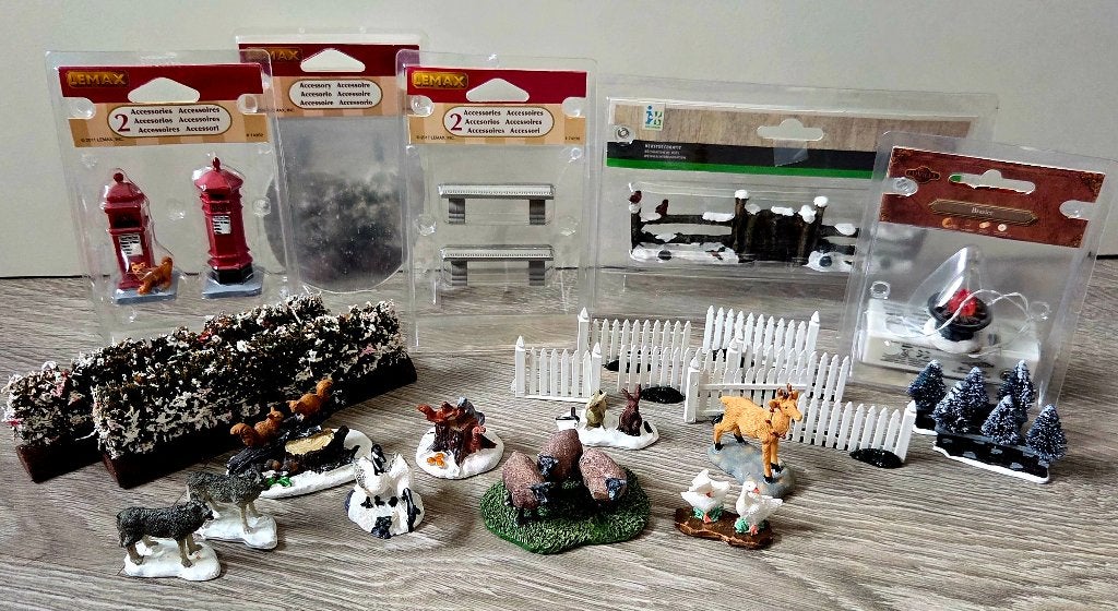 Kerstdorp miniaturen, Enlèvement ou Envoi, Comme neuf