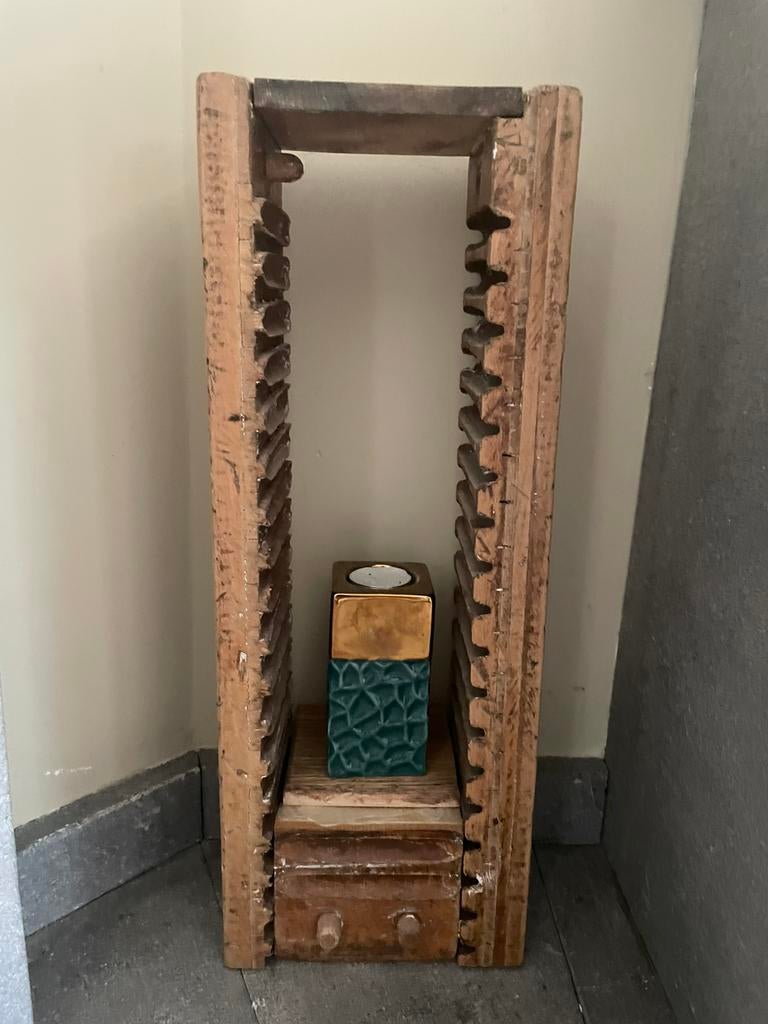 Handmade Cigar boxes- candle holder, Ophalen, Zo goed als nieuw