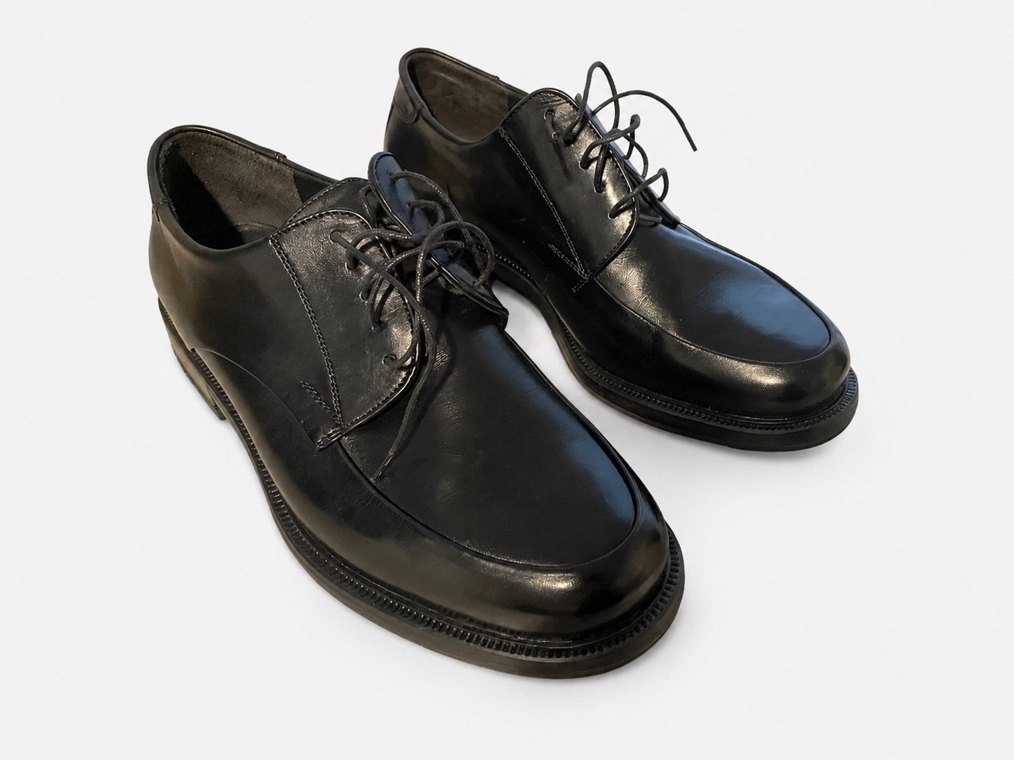 Chaussures  Ambiorix Arbello en cuir noir — taille 40.5, Enlèvement ou Envoi, Chaussures à lacets, Comme neuf, Noir