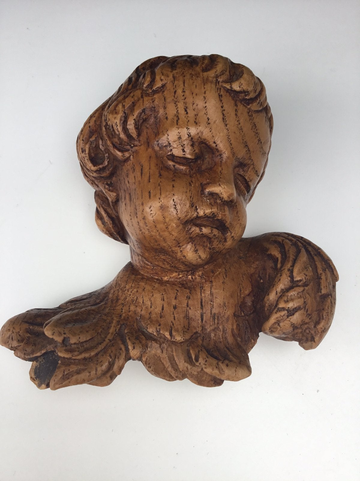 Belle statue d'ange en pâte de bois/résine, Enlèvement ou Envoi, Composites