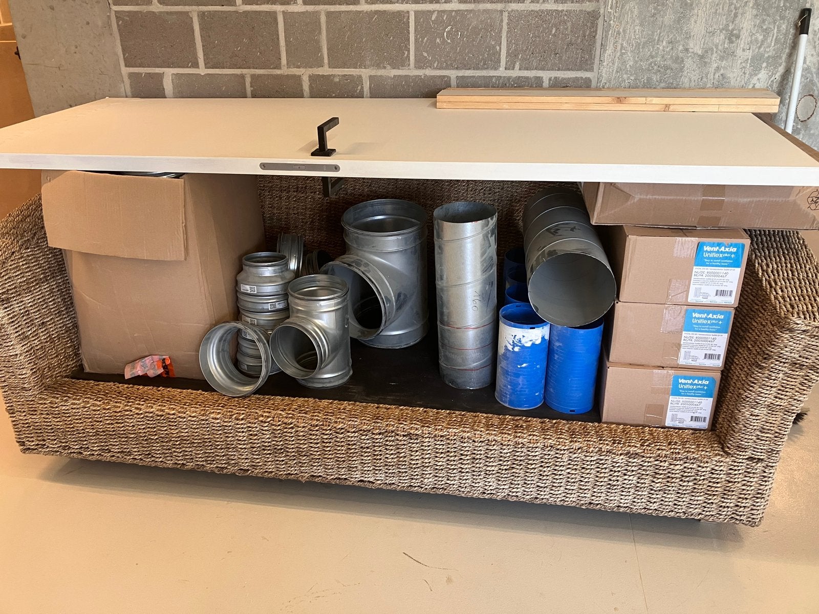 Alles voor ventilatie, Ophalen, Nieuw