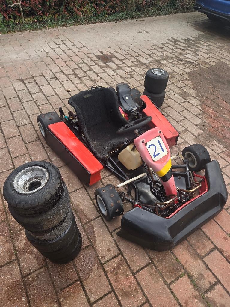 Kart (met Honda 4-takt motor), Ophalen, Gebruikt, Kart