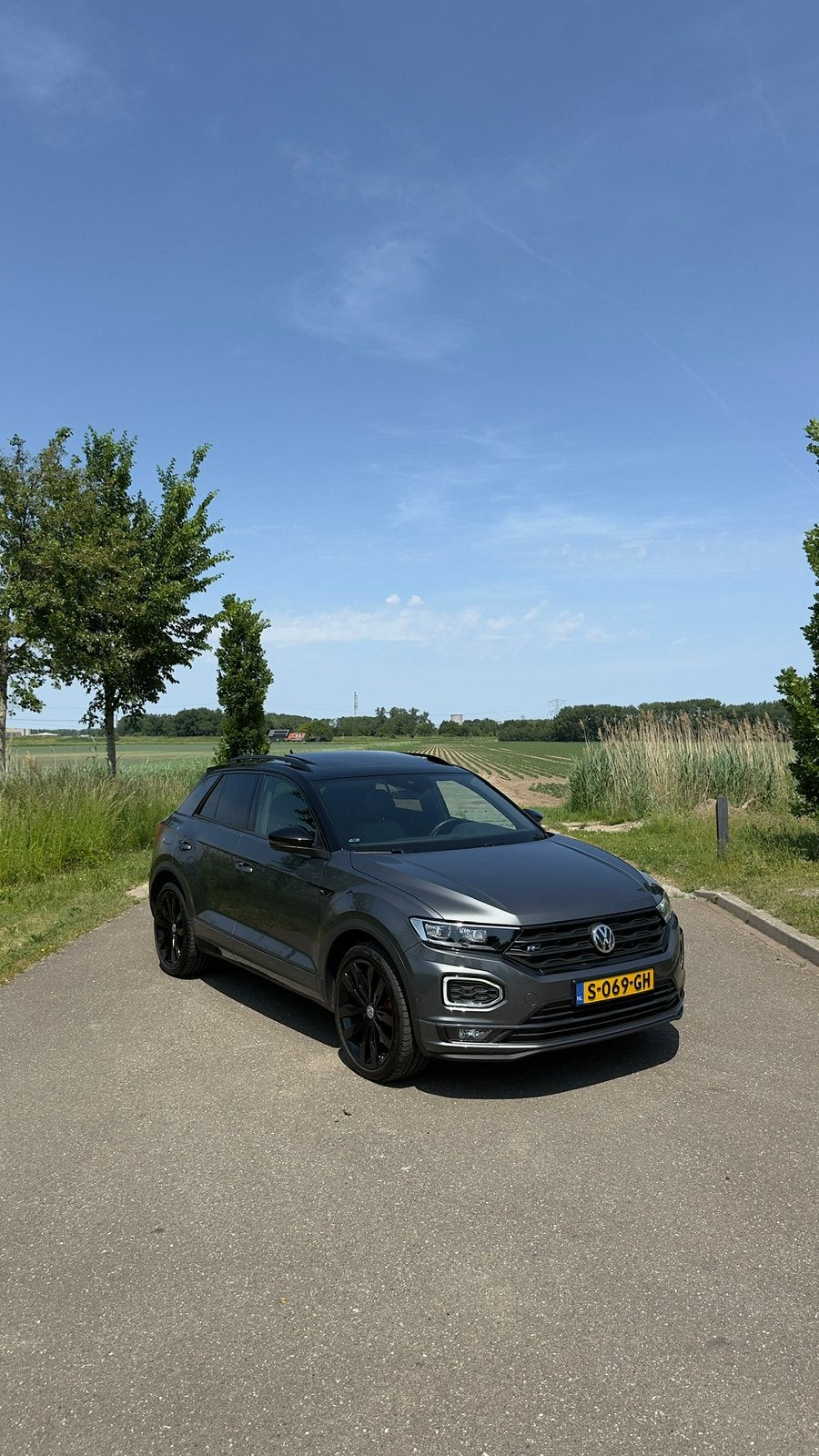 Volkswagen T Roc 2.0 TSI 190PK 4-Motion DSG 2019, Auto's, Automaat, Zwart, 4 cilinders, Leder en Stof