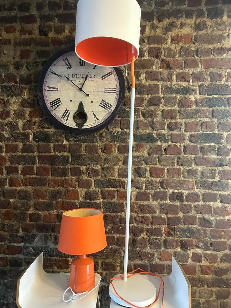 Design staande lamp, Huis en Inrichting, Lampen | Vloerlampen, Ophalen, Gebruikt
