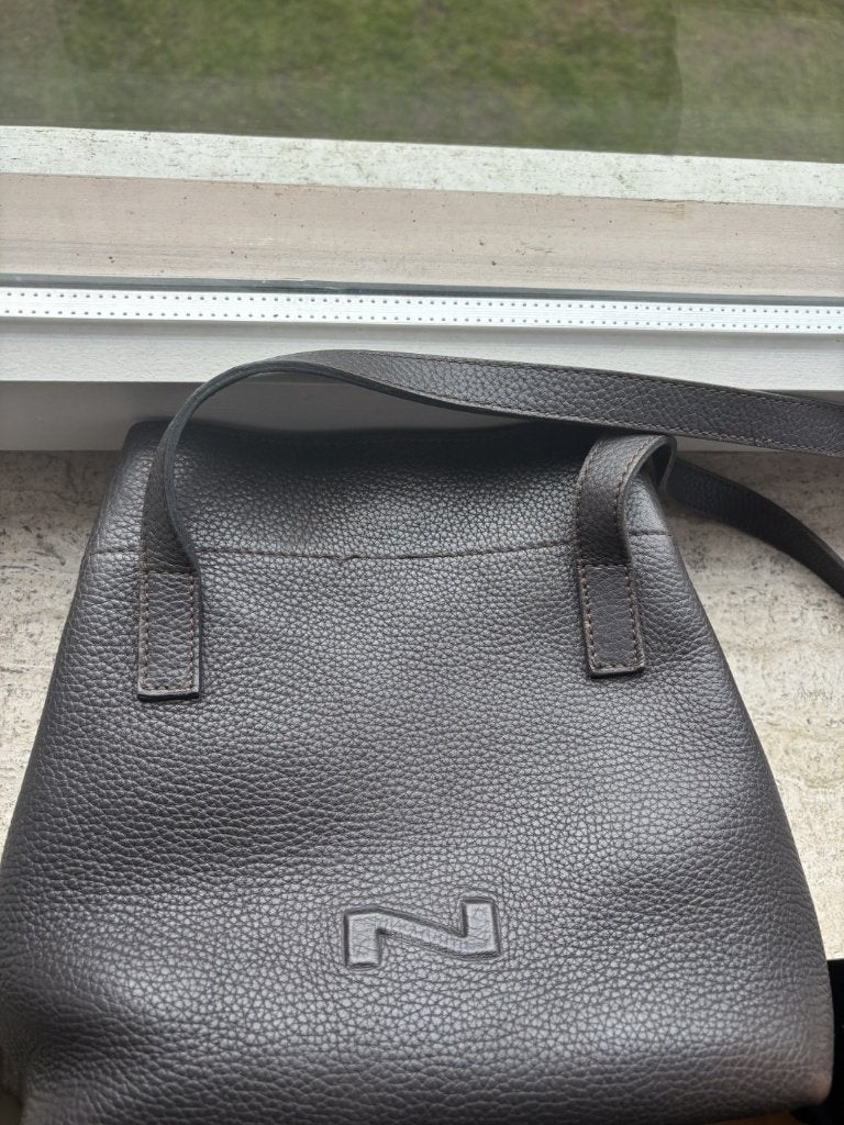 Bruine Handtas Natan, Handtassen en Accessoires, Ophalen of Verzenden, Zo goed als nieuw, Bruin, Handtas
