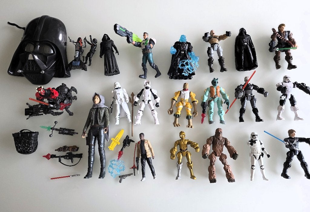 20 tal Star Wars figuren en accessoires, Collections, Star Wars, Enlèvement ou Envoi