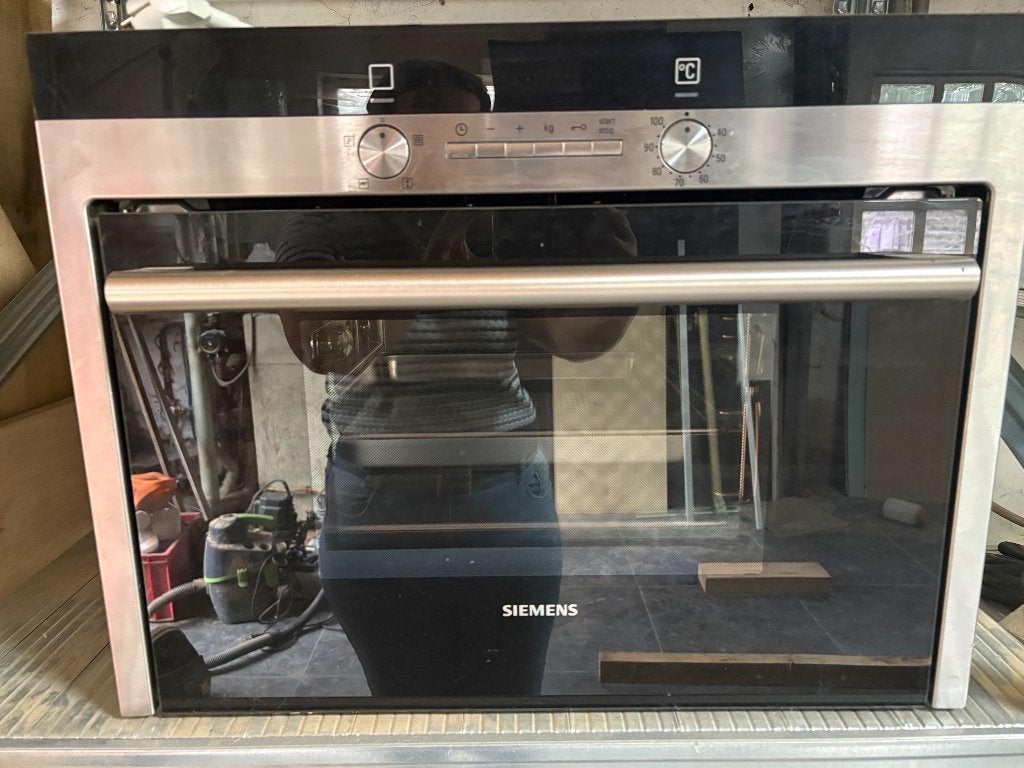 Stoomoven Siemens, Elektronische apparatuur, Ophalen, 45 tot 50 cm, Siemens, Inbouw