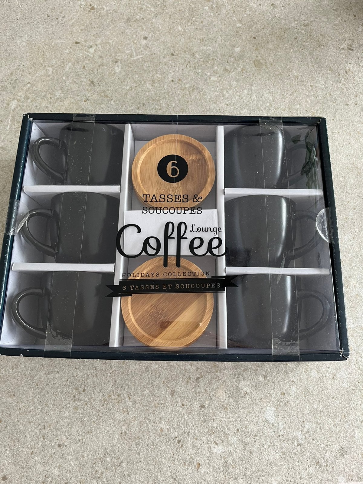 Koffietasjes 6st, Maison & Meubles, Cuisine | Vaisselle, Enlèvement, Neuf