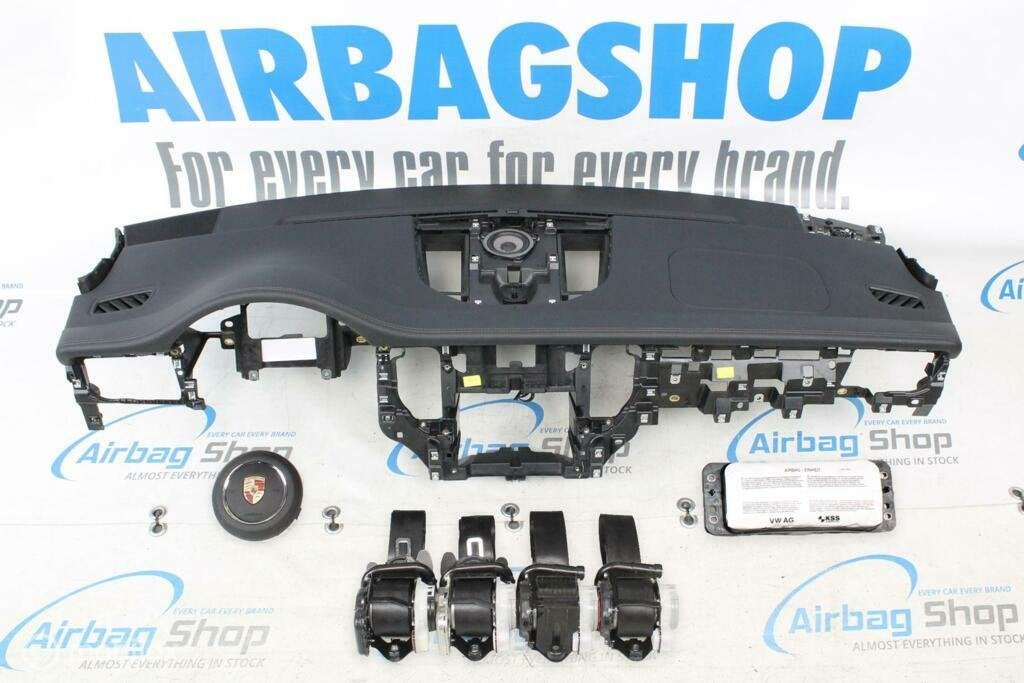 Airbag kit Tableau de bord noir cuir Porsche Macan 2014-.., Enlèvement ou Envoi, Utilisé