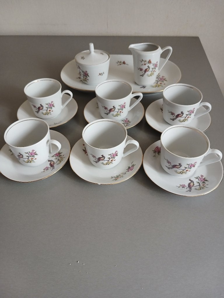Service de café, Maison & Meubles, Cuisine | Vaisselle, Enlèvement ou Envoi, Comme neuf, Tasse(s) et/ou soucoupe(s)