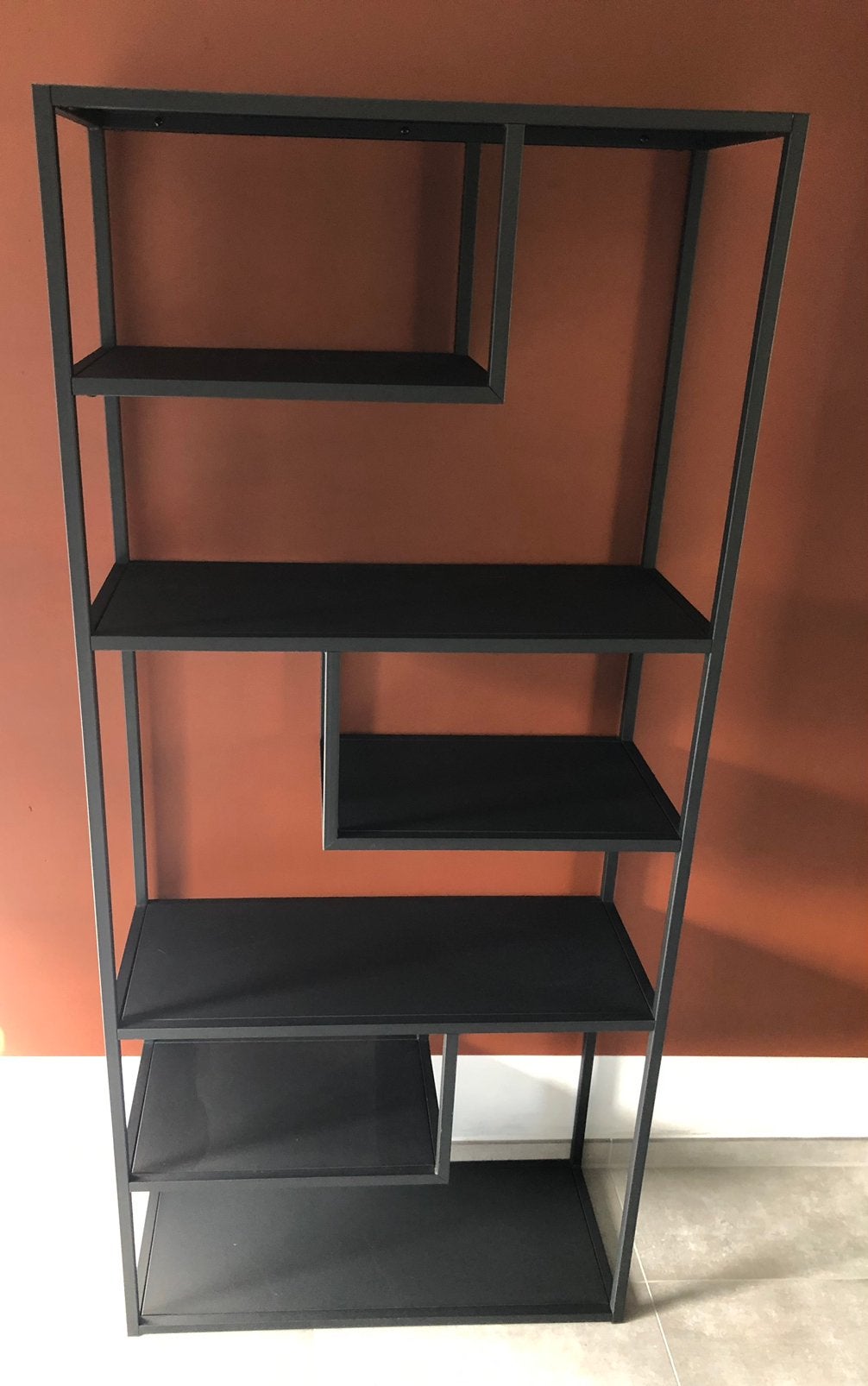 Zwart metalen rek, Enlèvement, Comme neuf