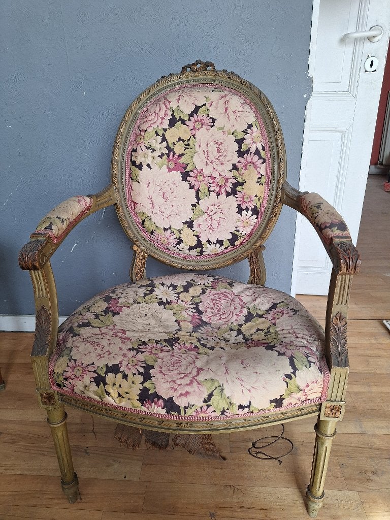 fauteuil, Enlèvement, Utilisé, Bois, XIII ème siècle