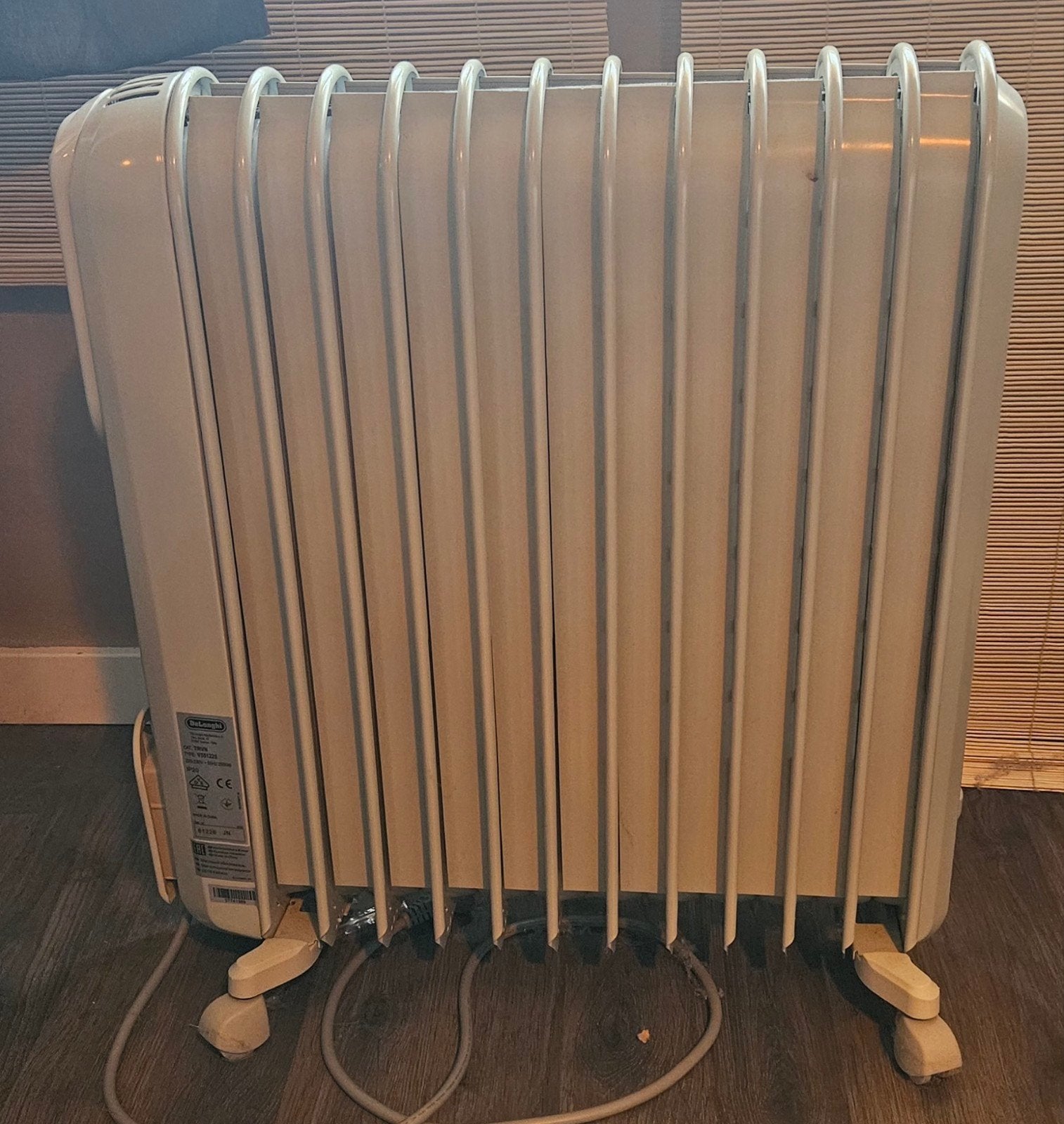 Elektrische radiator DeLonghi, Ophalen