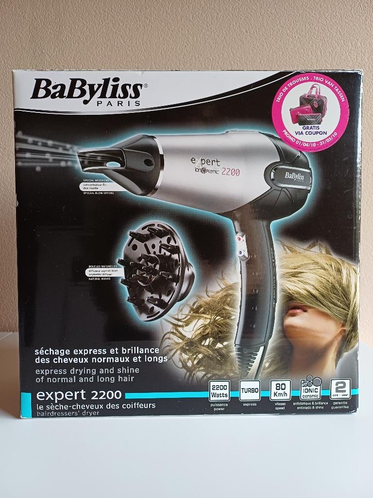 BaByliss Expert 2200 Haardroger– Inclusief Diffuser & Doos, Elektronische apparatuur, Persoonlijke Verzorgingsapparatuur, Gebruikt
