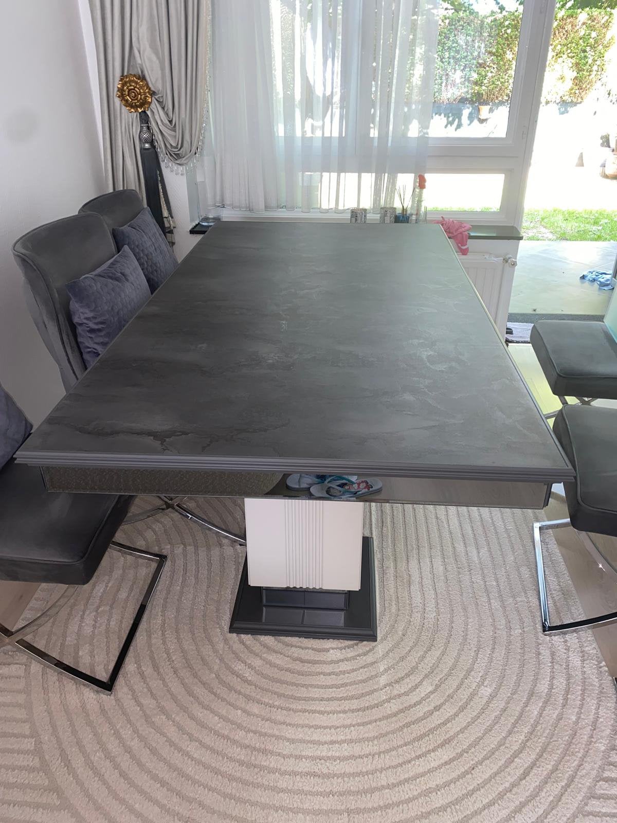 TABLE - CHAISES - BUFFET A VENDRE, Enlèvement, Comme neuf, Rectangulaire
