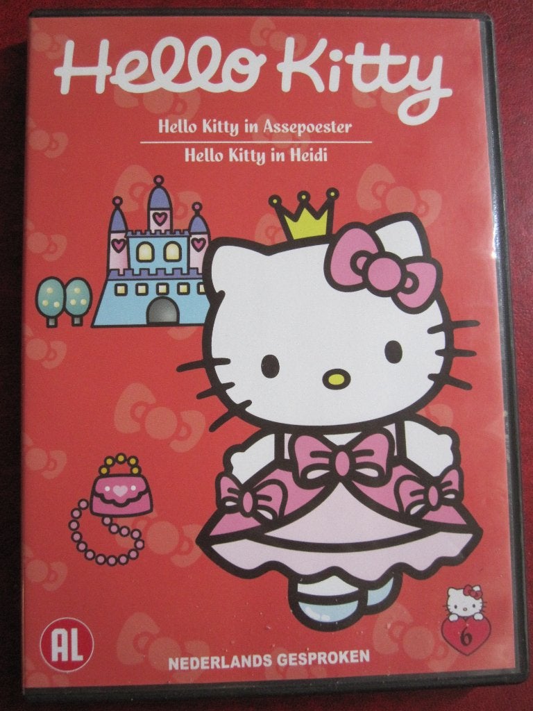Hello Kitty in Assepoester & in Heidi, Cd's en Dvd's, Tekenfilm, Zo goed als nieuw, Alle leeftijden, Amerikaans