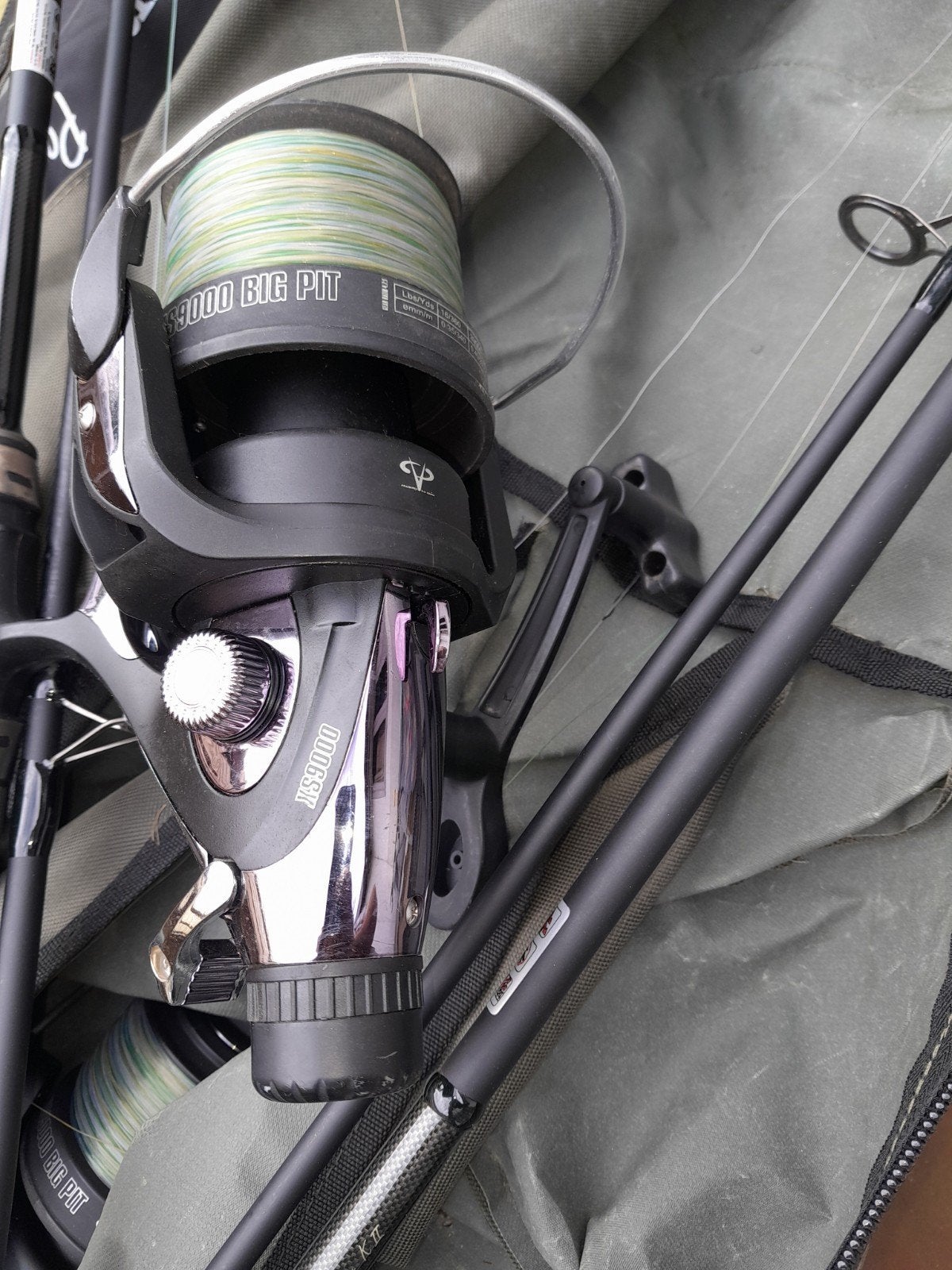 Starbaits visstokken + molens + tas, Ophalen, Molen