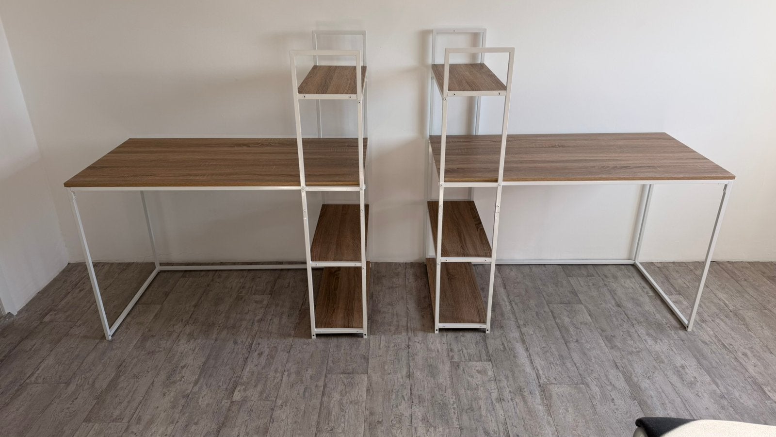 2 x Bureau tafeltje, Huis en Inrichting, Bureaus, Ophalen, 114 cm, Metaal, Kinderbureau