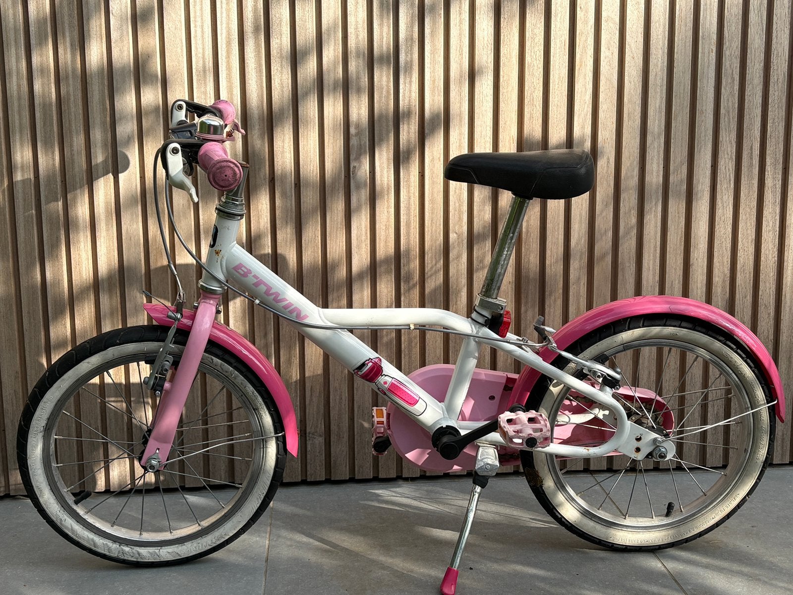 Velo Decathlon B’Twin Docto Girl 500 16 pouces. Kinderfiets., Vélos & Vélomoteurs, Enlèvement, Comme neuf, Frein sur jante, 16 pouces