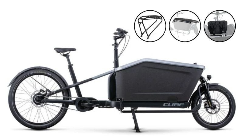 CUBE CARGO HYBRID 500 FLASHGREY/BLACK, Overige merken, -, -, -
