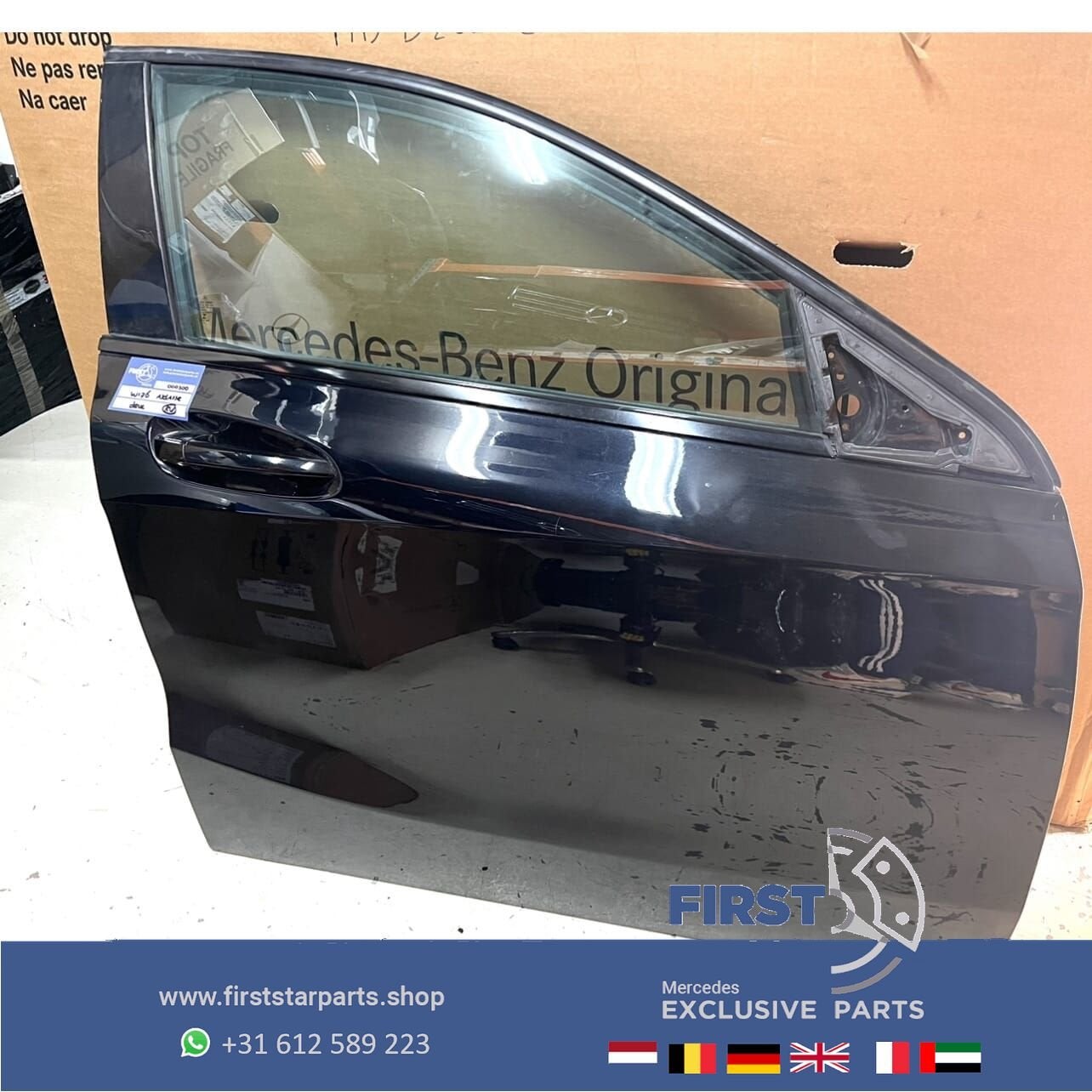 W176 PORTIER RECHTS ZWART COMPLEET Mercedes A KLASSE 2012-20, Utilisé, Porte, Avant, -