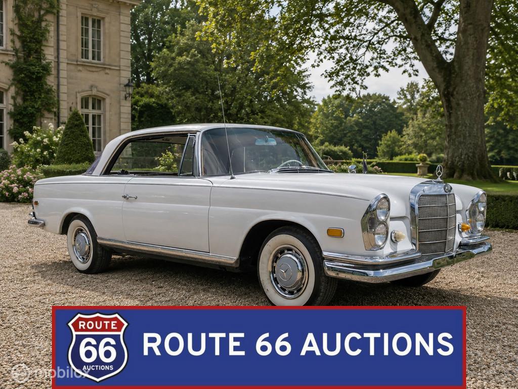 Mercedes-Benz 220 SE Coupe | 1963 | Route 66 Auctions, Auto's, Oldtimers, Bedrijf, Te koop, Mercedes-Benz, Benzine, Overige carrosserie