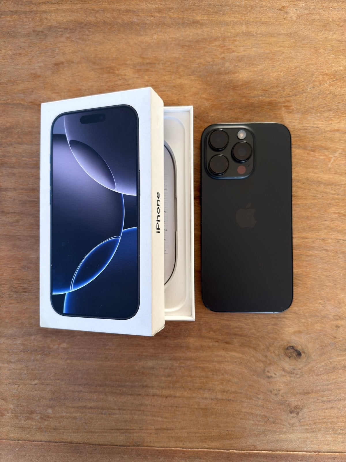 iPhone 16 Pro 128GB Zwart  – 89% Batterij – Goede staat!, Telecommunicatie, 128 GB, 89 %, Zwart, Zo goed als nieuw