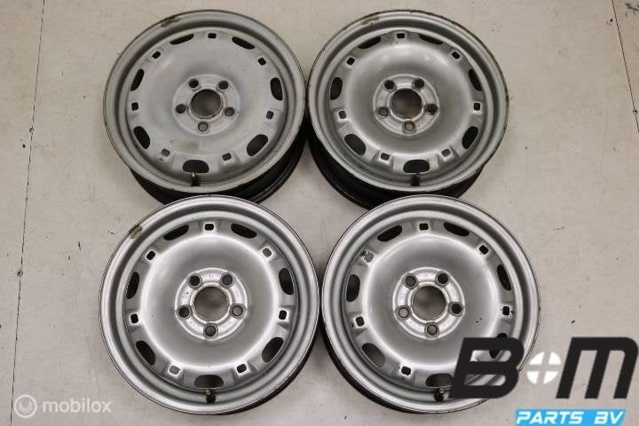 Org 14 inch stalen velgen Polo 9N / Fox 6Q0601027H, Gebruikt, Velg(en)