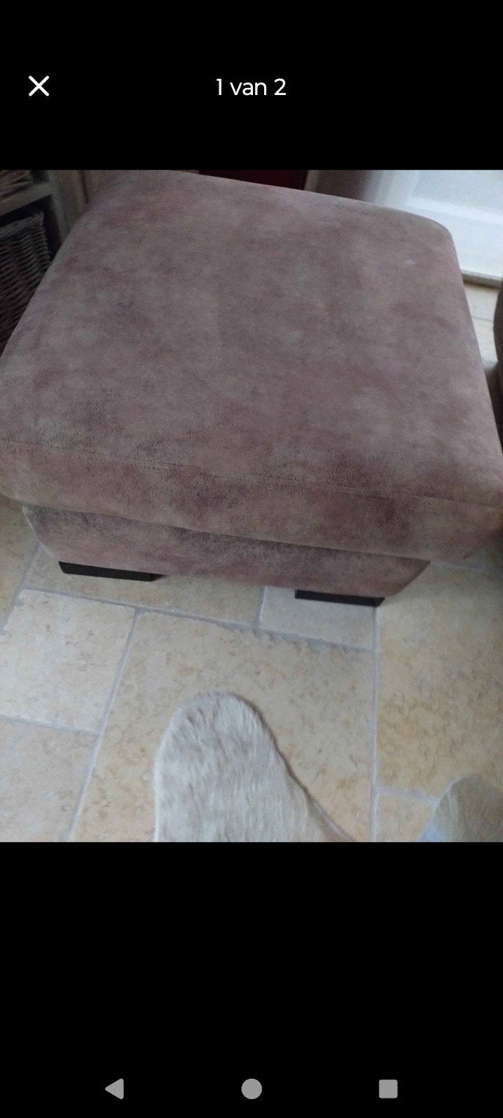 grote pour nubuck bruin, Ophalen