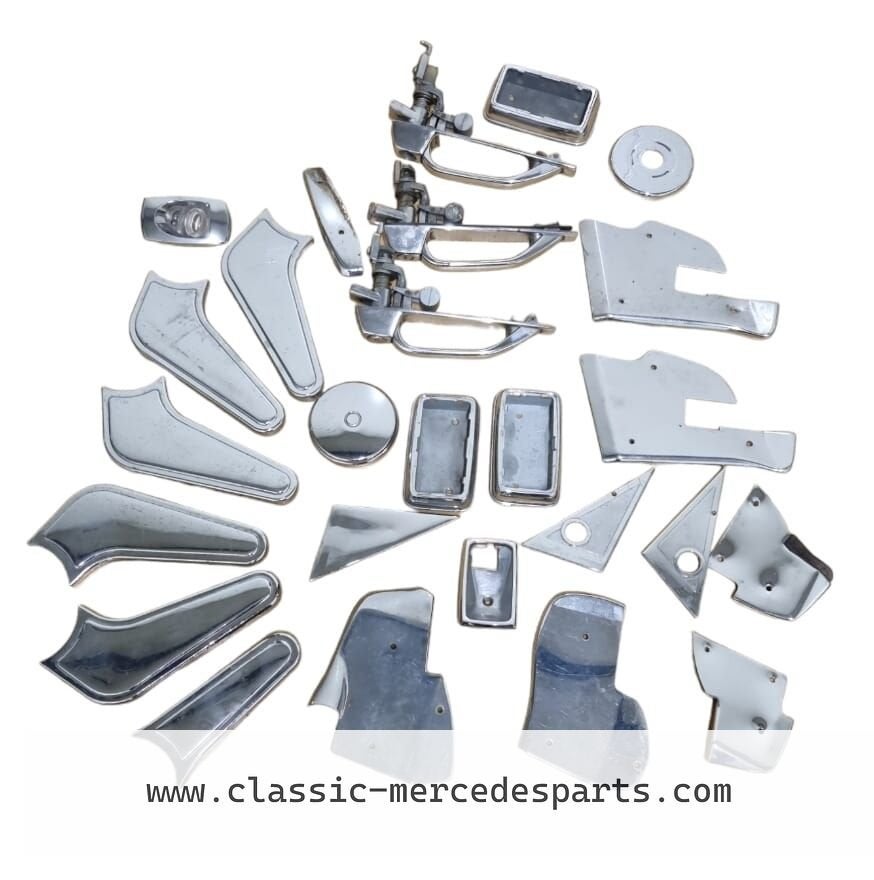 Chroomdelen / interieurafwerking Mercedes w107 w108 w111 w12, -, -, Enlèvement, Utilisé